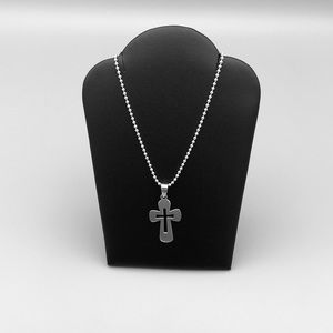 Sterling Silver Cross Necklace, Christian Necklace